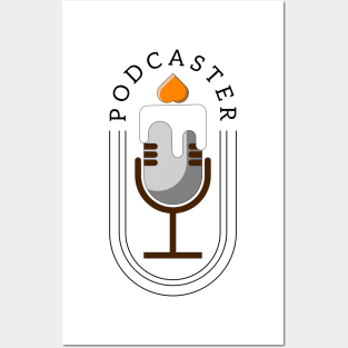 Podcaster Posters and Art